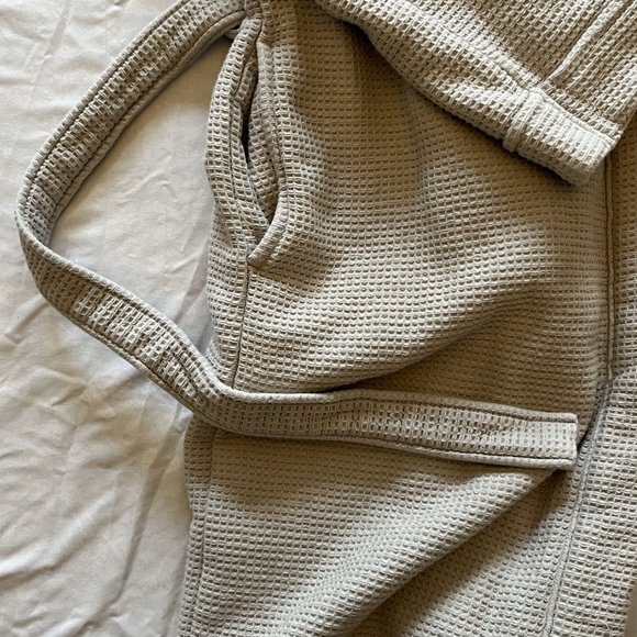 HOTEL COLLECTION Cotton Waffle Textured Bath Robe, Created for Macy's - Picture 4 of 6